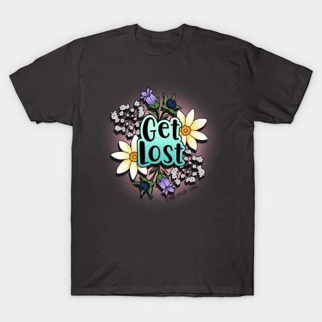 Get Lost Floral T-Shirt by Miss_Bethany_Tattoos
